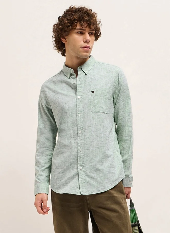 THE BEAR HOUSE Men's Shirt for Casual and Formal Wear | Classic Button-Down Style for Office, Daily Use, Travel, Events & All-Season Outfits | Versatile & Stylish Wardrobe Essential for Every Occasion