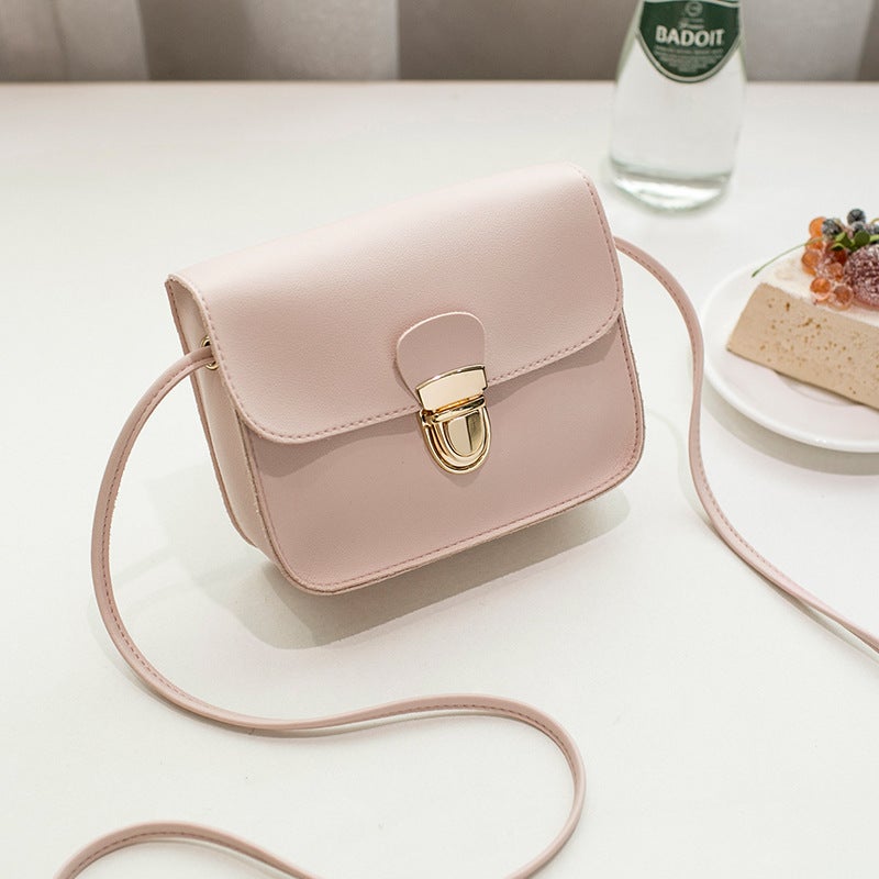 Bag 2022 Japanese And Korean New Women'S Bag Casual Small Square Bag Shoulder Crossbody Bag Solid Color Mobile Phone Bag Simple Small Bag - Image 1