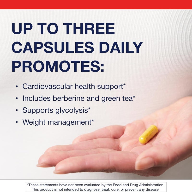 Metagenics Berberine GT  Supports Cardiovascular Health and Healthy Carbohydrate Metabolism  60 Count - Image 3