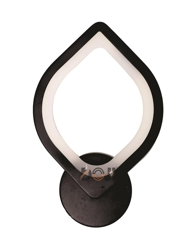 DOJI DOJI Black Body Wall Lights Stylish Wall lamp Wall ligt Wall lamp for Living Room Fancy Lights for Wall Bedroom Home Decoration ColorWarmwhite Almond - Image 2