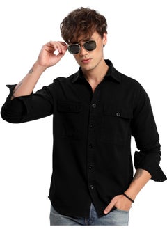 Beyoung Black Urban Shirt for Men  - Image 1