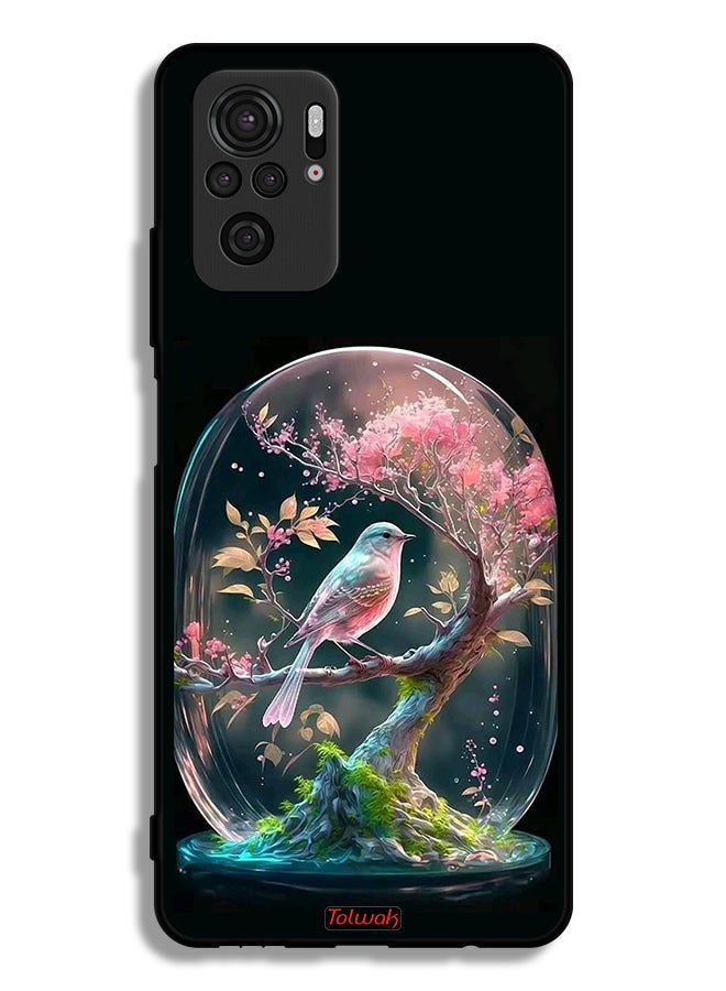 Tolwak Xiaomi Poco M5s Protective Case Cover Bird In Jarr - Image 2