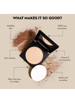 SUGAR Cosmetics Dream Cover SPF15 Mattifying Compact - 10 Latte, 6g  - Image 3
