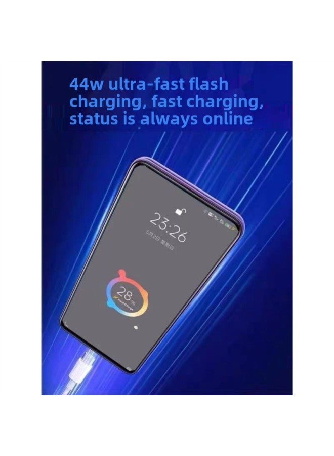 Applicable VivoY71t Charger Charging Line Outgoing Data Line Y71t Dual-engine Flash Charger Line-Color:44w Flash Charging Cable 1 Meter For Two Y71t Mobile Phones - Image 4