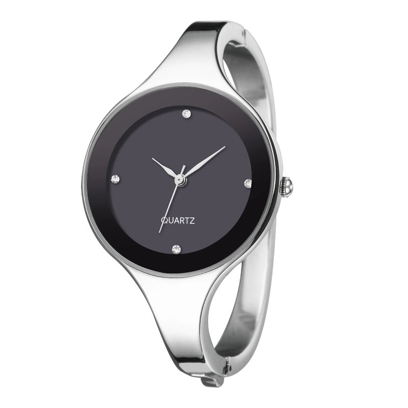 Bluejw Elegant Luxury Women's Stainless Steel Alloy Quartz Wrist Watch – Analog Dial, Mineral Glass, Fashion Business Sport Style, Antique Finish, Limited Edition - Image 1