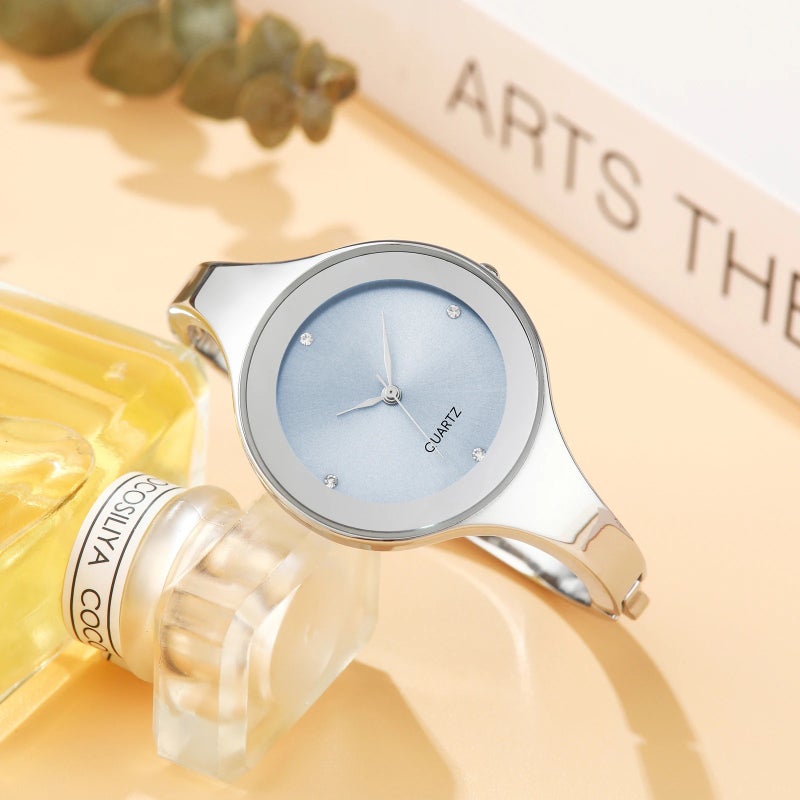Bluejw Elegant Luxury Women's Stainless Steel Alloy Quartz Wrist Watch – Analog Dial, Mineral Glass, Fashion Business Sport Style, Antique Finish, Limited Edition - Image 5