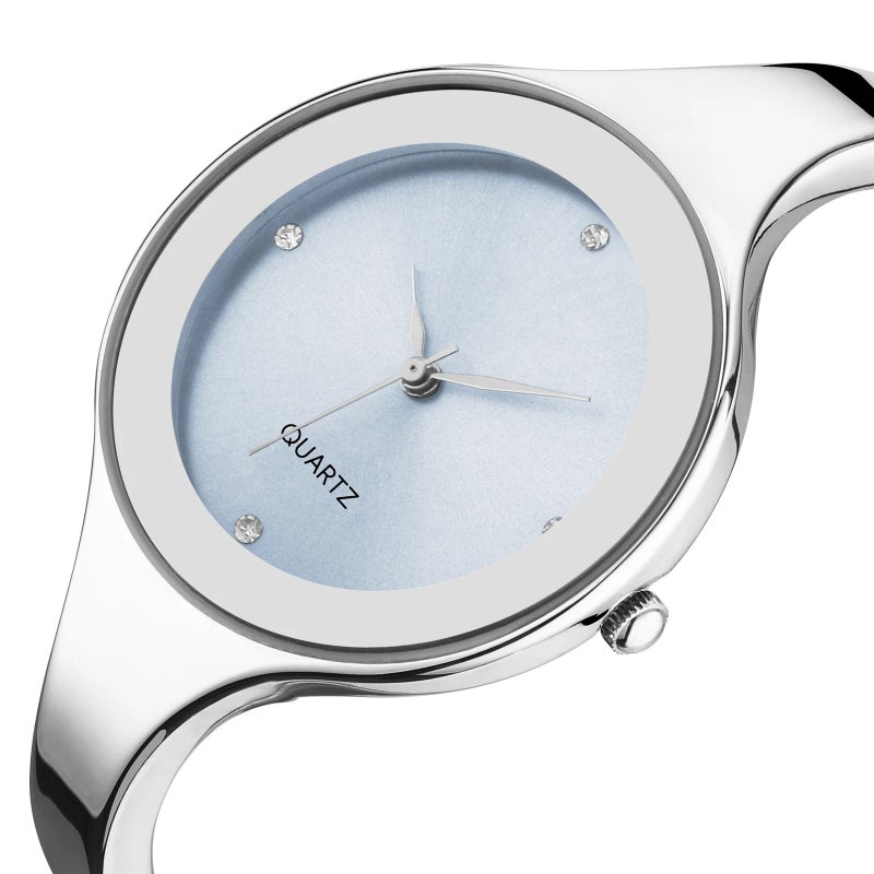 Bluejw Elegant Luxury Women's Stainless Steel Alloy Quartz Wrist Watch – Analog Dial, Mineral Glass, Fashion Business Sport Style, Antique Finish, Limited Edition - Image 4