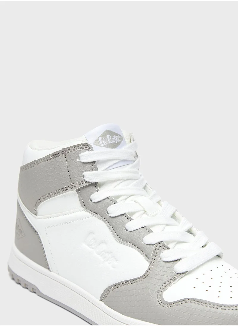لي كوبر Lace Up Low Top Sneakers