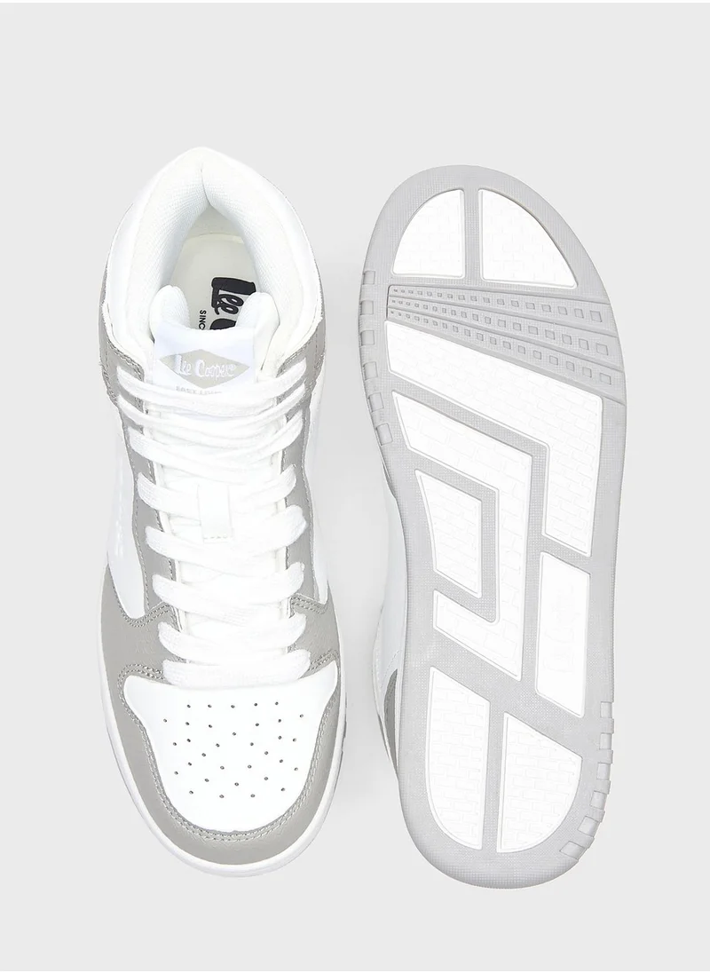 لي كوبر Lace Up Low Top Sneakers