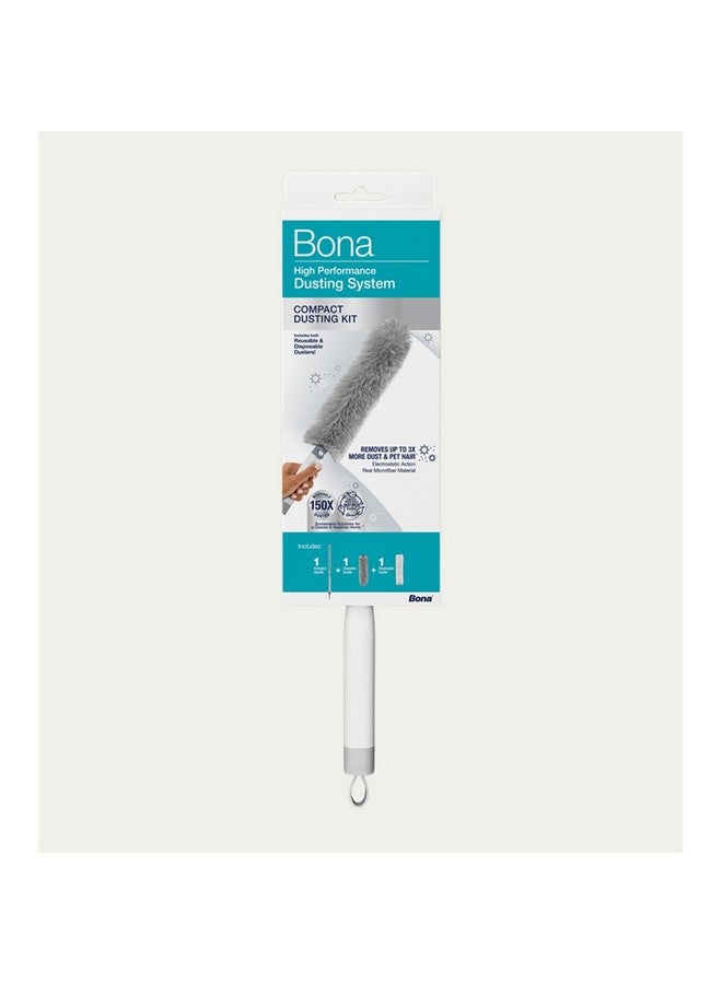 BONA High Performance Dusting System Reusable Compact Dusting Kit White and Grey 50.01 x 3.61 x 11.81 cm WM710013636 - Image 1