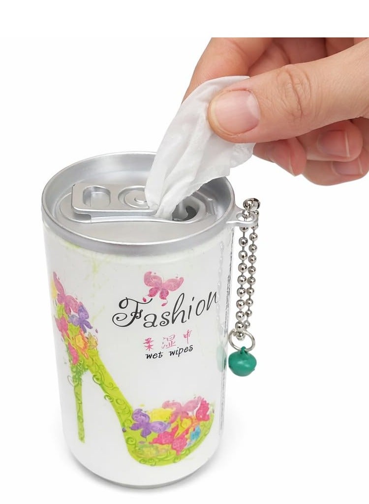 علبة مناديل مبللة صغيرة الحجم للسفر (4 قطع) - Image 4