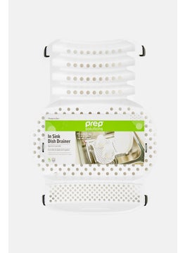 Progressive In Sink Plastic Dish Drainer, White  - Image 1