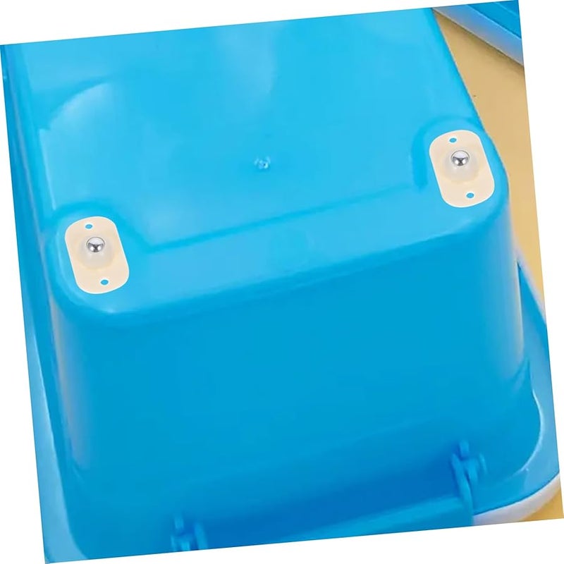 2 Pack Self Adhesive Swivel Caster Wheels Strong Bearing Capacity for Furniture Home Appliances Storage - Image 4