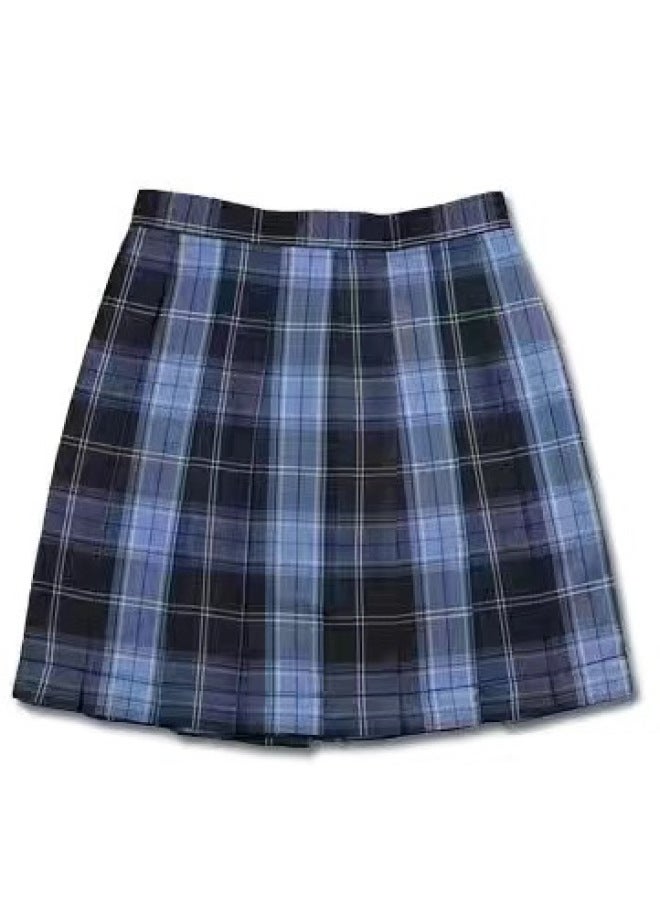 Japanese Style Collection, Orthodox Jk Plaid Skirt, Chinese Brand Same Factory Jk Uniform, Gentle One-word Mountain Blowing Hand Suit, Pleated Skirt Preppy