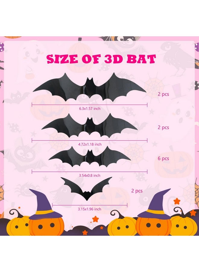 Janinus Pink Halloween Balloon Arch Kit For Halloween Baby Shower Birthday Decorations - Multi Colors & Different Sizes Halloween Balloons Garland With 12Pcs 3D Bat Stickers Fringe Curtains And B00 Balloons - Image 3