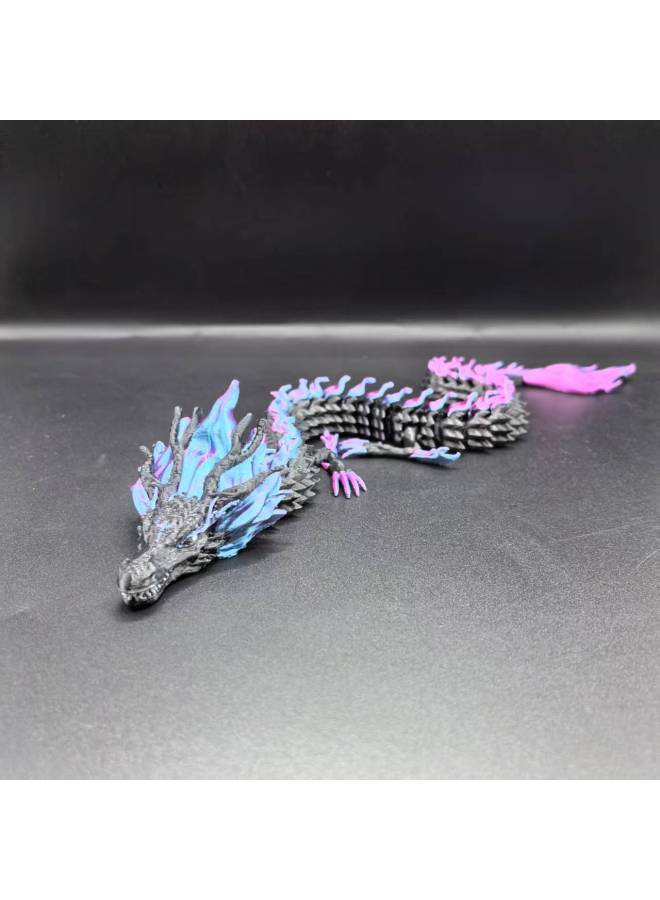 Naraku 2 Mythological Beast Chaos In The Sea Ao Bin Western Sea Dragon King 3D Printed Anime Figure Collectible Model Toy-Color:3D Printing Ao Leap West Sea Dragon King Black Red Blue 40CM