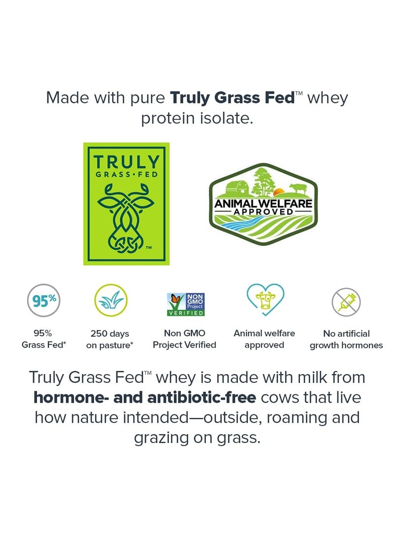 Legion Athletics Whey+, Whey Protein Powder, Mocha Cappuccino Flavor, + Naturally sweetened and Flavored, Grass-feed whey isolate, Hormone- & antibiotic-free, No added sugars, 30 servings, Dietary Supplement, Net Wt 930G, 32.8OZ, 2.05 LBS - Image 4