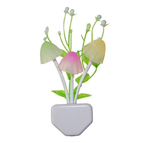 adbeni Imported LED Mashroom Night Lamp Automatic Sensor Beautiful Illumination Multi-Color Changing Light - Image 1