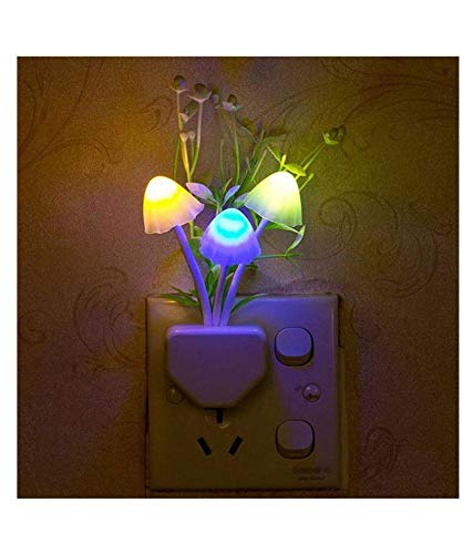 adbeni Imported LED Mashroom Night Lamp Automatic Sensor Beautiful Illumination Multi-Color Changing Light - Image 2