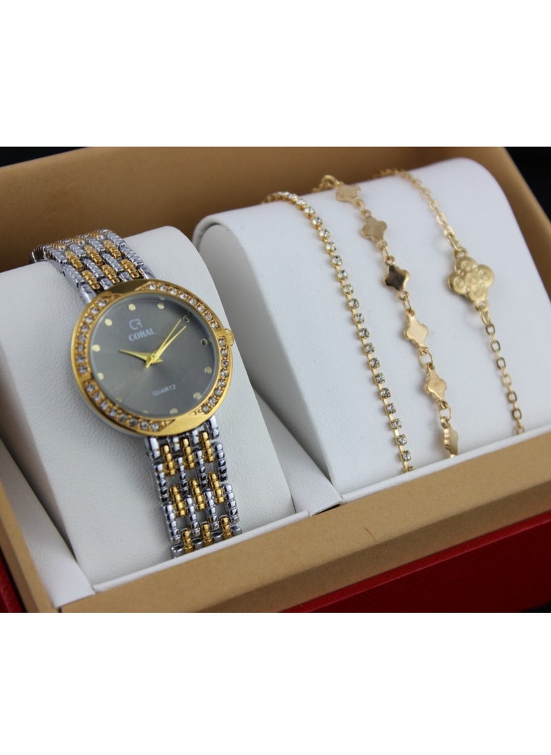 Reclaim with Argireline Women's evening watch set 