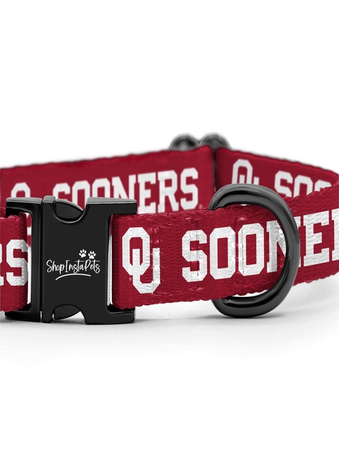 ShopInstaPets Oklahoma Sooners Collars and Leashes | Officially Licensed | Adjustable-Fits All Pets! (Small Collar) - Image 4