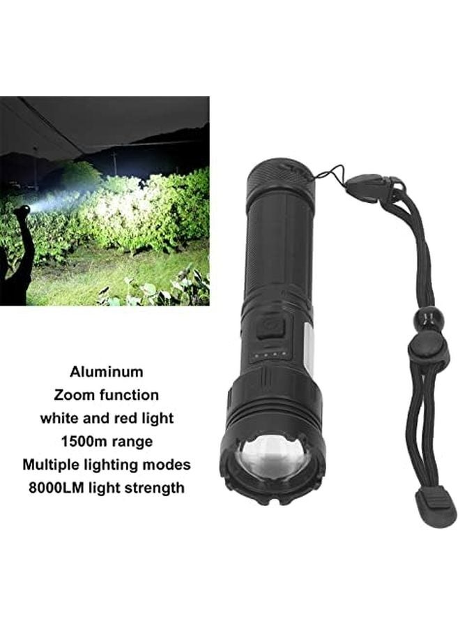 Super Bright 8000LM LED Flashlight 1500m Range Aluminum Zoom Torch Multiple Modes for Camping - Image 4