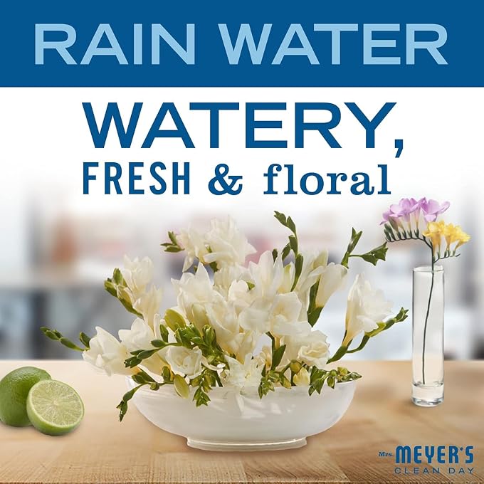 Mrs. Meyer's Body Lotion for Dry Skin, Non-Greasy Moisturizer Made with Essential Oils, Rain Water Scent, 46.5 oz, Pack of 3 - Image 2