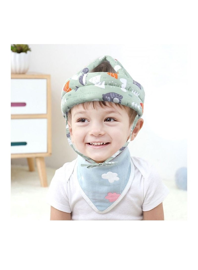 Baby Infant Toddler Helmet No Bumps Safety Head Cushion Bumper Bonnet Adjustable Protective Cap Child Safety Head Guard Hat for Running Walking Crawling - Image 1