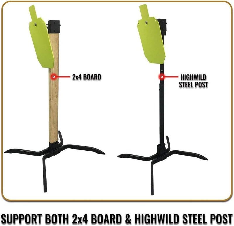Highwild Target Stand System - AR500 Steel Target with 2x4 Mount Kit - Image 4