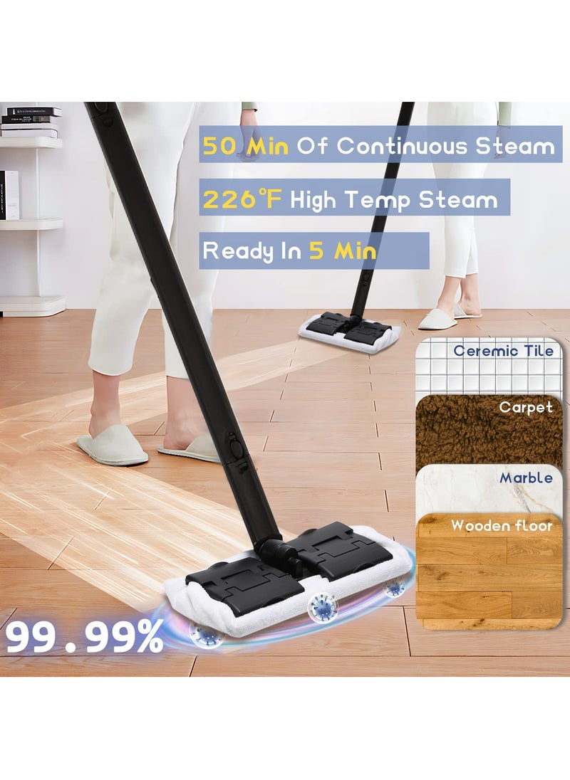 ROBAYSE Steam Cleaner with 13pcs, 2000 W, 4 Bar Steam Pressure, 1.8 Liter Tank Capacity, High Temperature Kills 99.99% of Viruses & Bacteria  - Image 2
