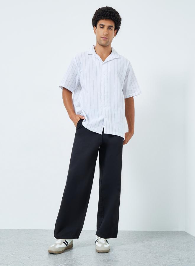 Styli Men Black Baggy Fit Pants - Image 2