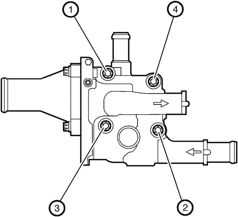 Wivplex Aluminum Thermostat Housing Cover for Chevrolet - Image 2