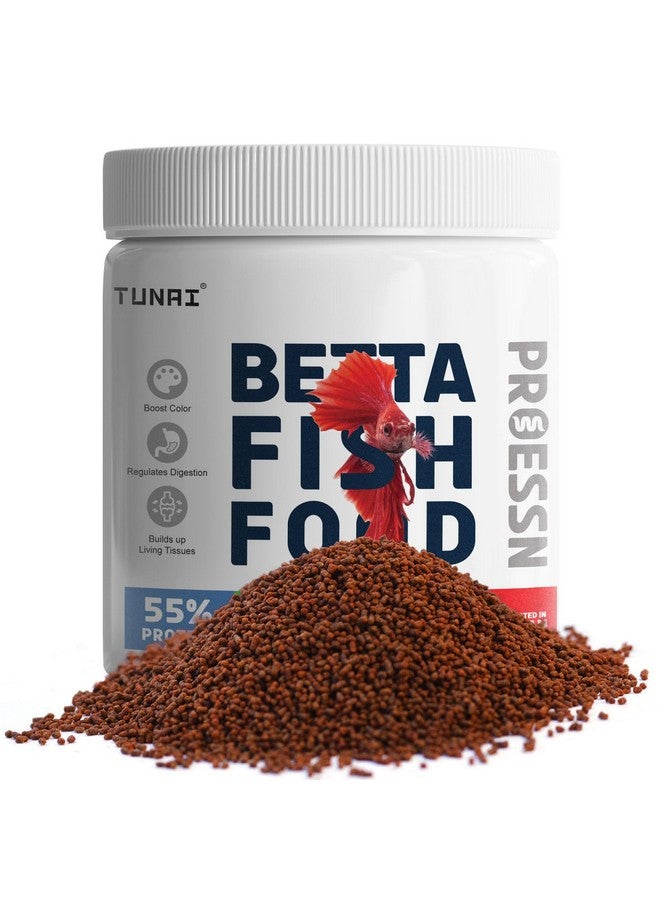 TUNAI Nutri Choice Betta Fish Food | 40G | Micro Pellets 600 Microns | Enriched With 55% Protein (600 Microns - Micro Pellets, 40G), All Life Stages - Image 1