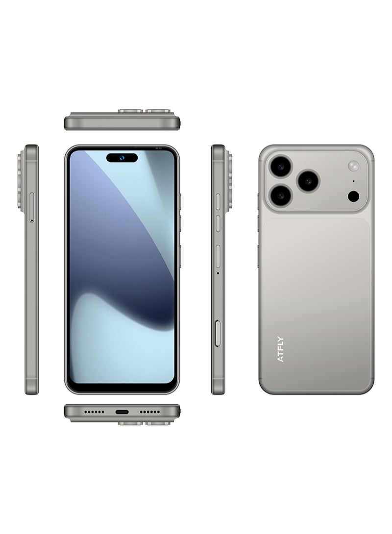 ATFLY 17 Pro Max Smartphone – 6.7” Display, Dual Camera, Face Unlock, Long Battery Life – Black - Image 2