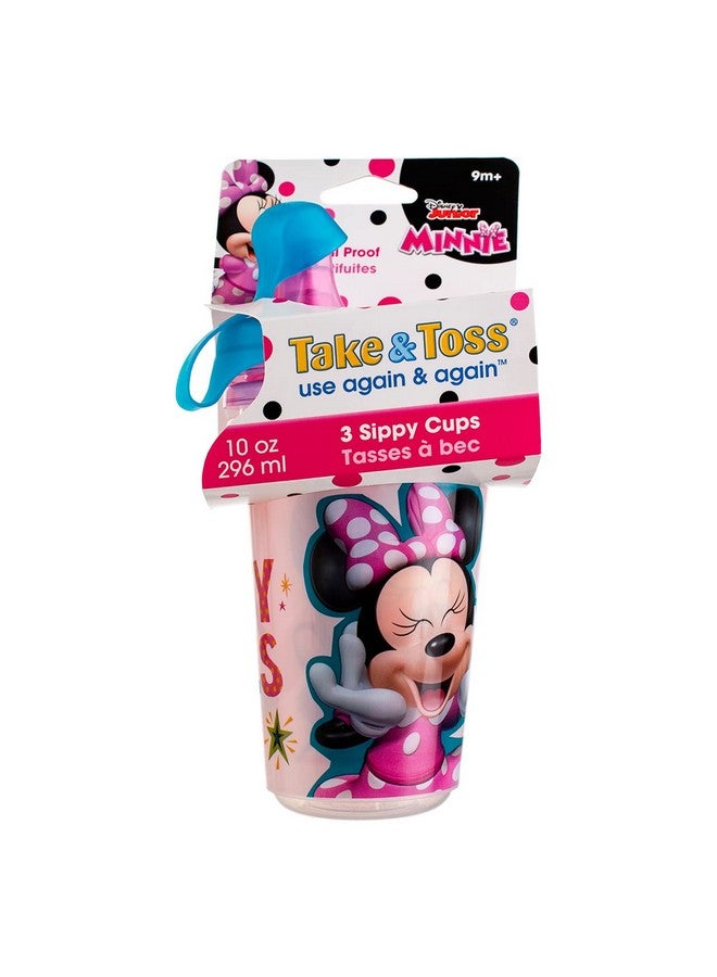 The First Years Take & Toss Disney Sippy Cups, Minnie Mouse, 10 oz, 3 Ct - Image 2