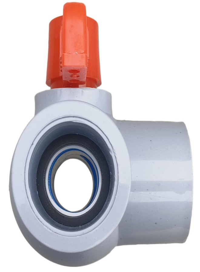 ES EKSAFAR ESEKSAFAR PVC Plain T-Way Ball valve (GRAY) (3/4" Plain T-way Ball valve) - Image 4