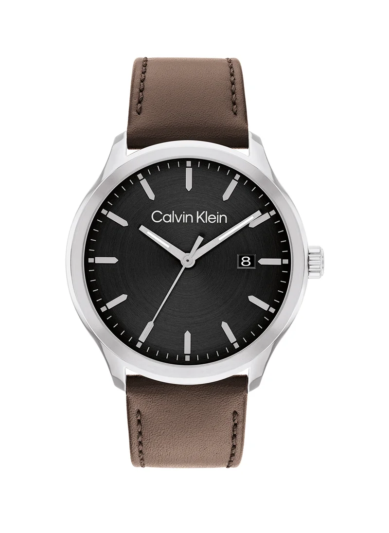 كالفن كلاين Men's Analogue Watch with Date Display Window