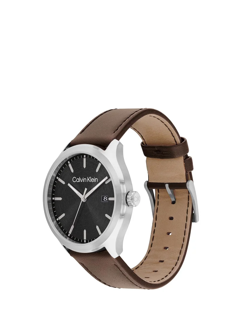 كالفن كلاين Men's Analogue Watch with Date Display Window