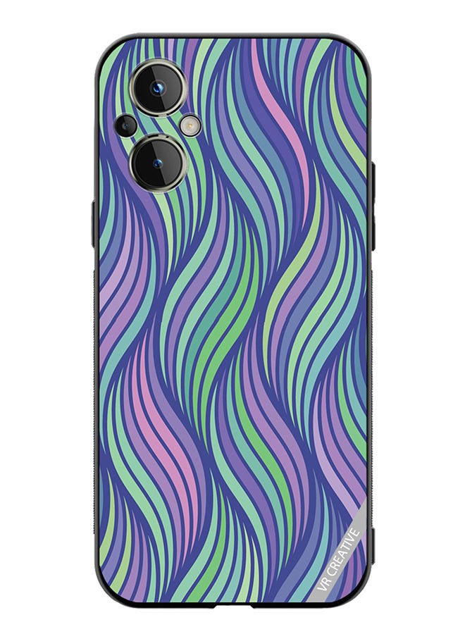 VR CREATIVE Protective Case Cover For OnePlus Nord N20 5G Strips Design Multicolour - Image 1