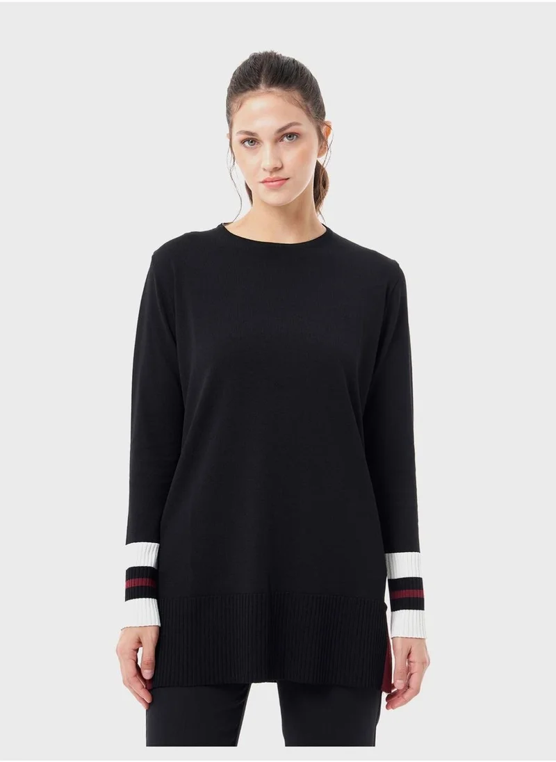 MIZALLE Knitted Tunic Top