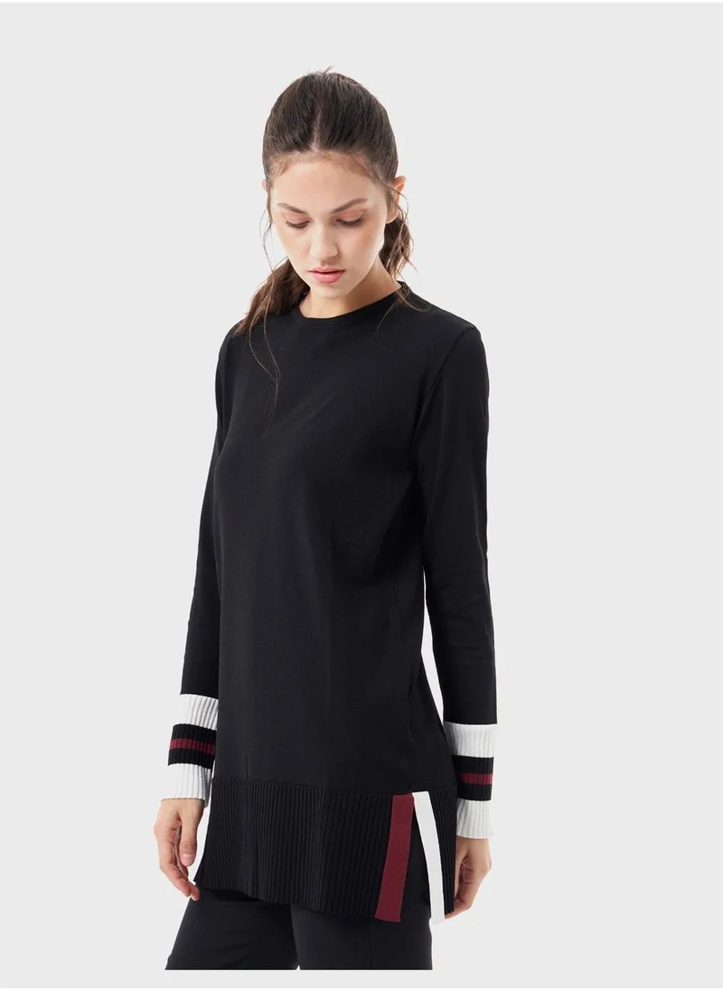 MIZALLE Knitted Tunic Top