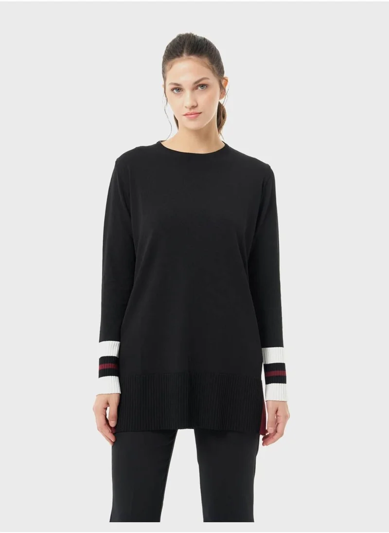 MIZALLE Knitted Tunic Top