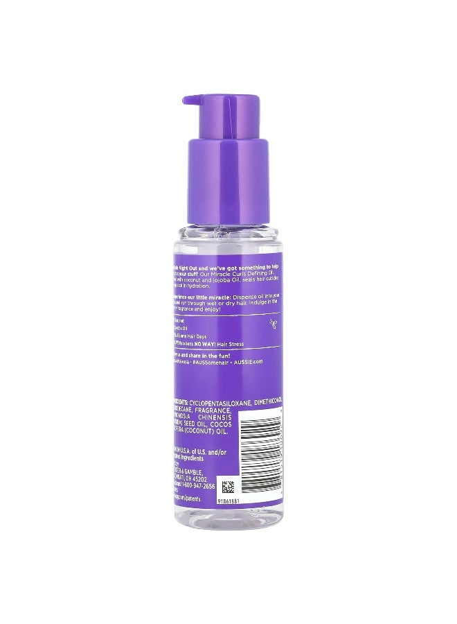 Aussie, Miracle Curls, Curl-Defining Oil, 3.2 fl oz (95 ml) - Image 3