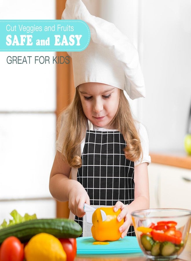 Suhctuptx Kids Cooking Sets Real, Kids Cooking & Baking Set with Storage Case Kid Safe Knives Cutting Board Apron Cookbook Toddler Cooking Utensils, Montessori Kitchen Tools, Birthday Gifts Toys for Girls Boys - Image 3
