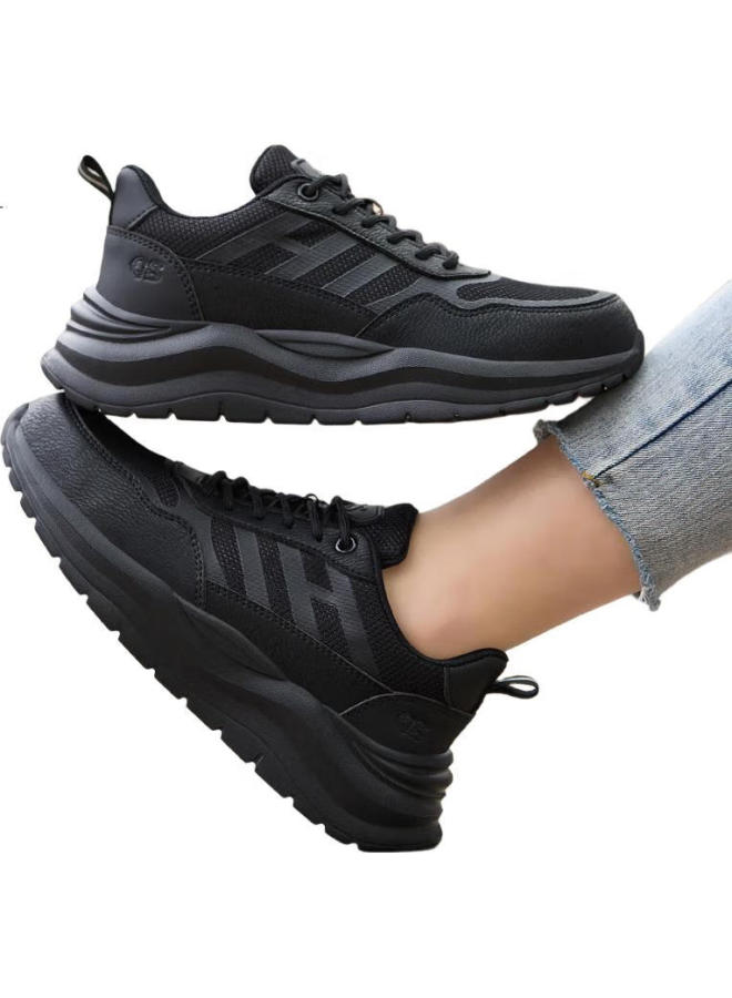 Old housekeeper Laoguanjia Women'S Safety Shoes, Small Size, Lightweight, Breathable, Steel Toe, Anti-Smashing, Anti-Puncture, Work Functional Safety Shoes 6078 37 - Image 1