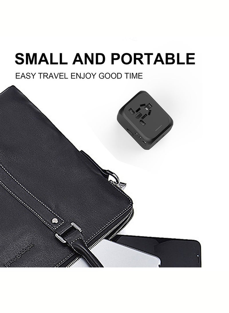 X-level 8in1 Multi Universal World Travel Adapter Socket EU UK US Plug Adapter with USB + 2 Type c Port Travel Plug Adapter Converter - Image 3