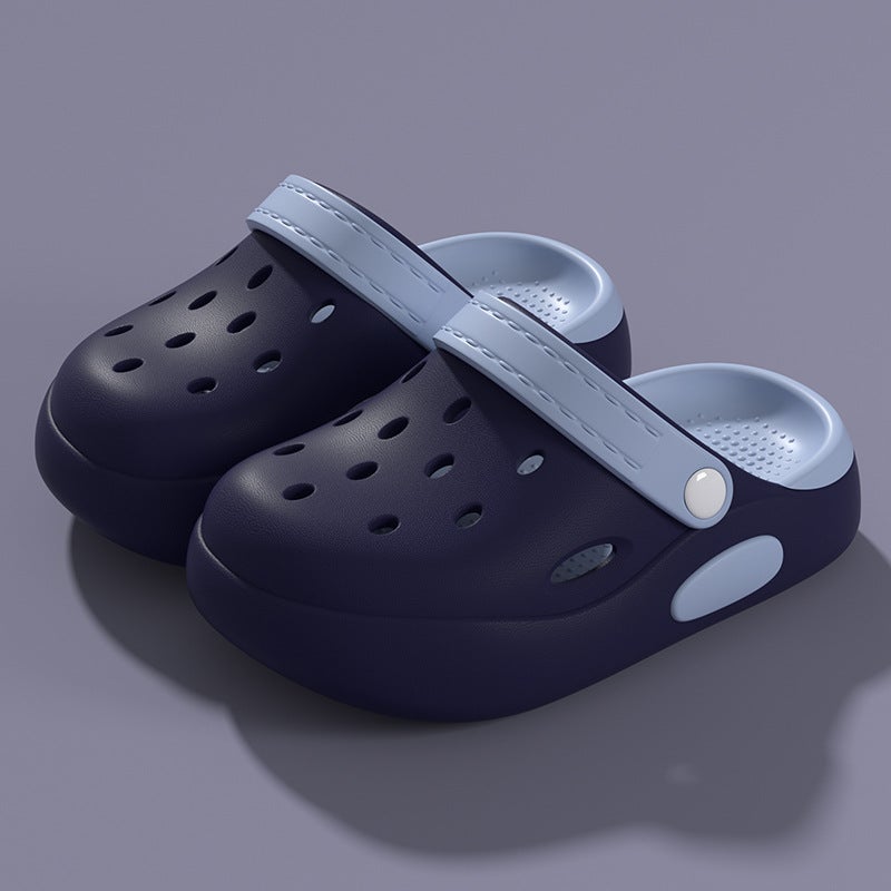 Diy Various Patterns Children'S Hole Shoes Boys Baotou Slippers Girls' Sandals Slippers Outdoor Children'S Shoes Trendy - Image 1