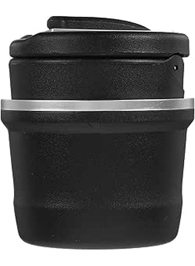 Portable Car Ashtray With Lid Smokeless Cigar Ashtray Road Trip Outdoor Handheld Cigarette Ashtray Easy Clean Design Black - Image 1