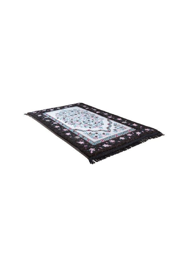 Celia Memory Foam Anti-Slip Backing Rectangular Floral Prayer Mat Multicolour 9.6 X 44.2 X 72.6 Cm Ht-05Ge - Image 1