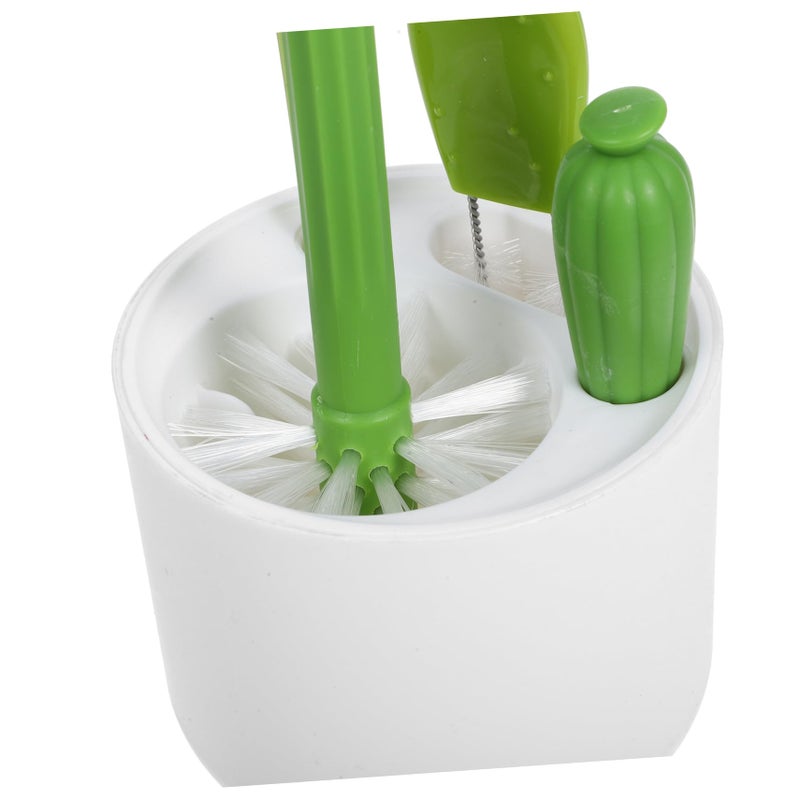 Minkissy Portable Bottle Brush Cleaner For Cups Bottles And Lids With Hanging Groove - Image 5
